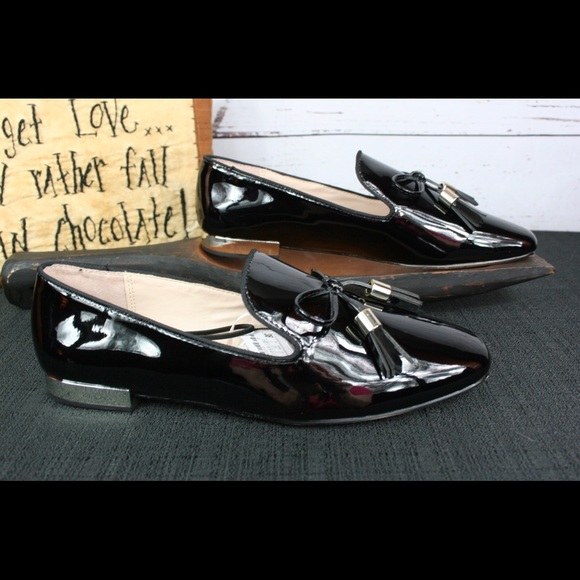 NWT- Zara black patent loafers! - Picture 3 of 6